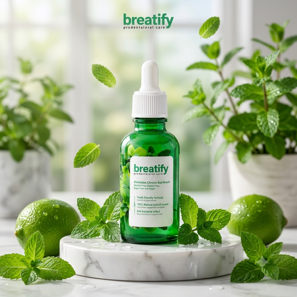 🍃 BREATIFY Elimina el mal aliento desde la raíz y recupera tu confianza.