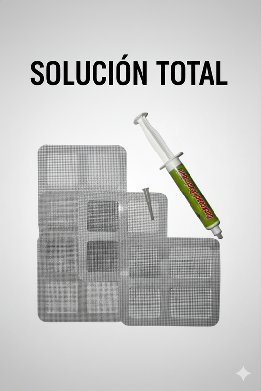 Gel Exterminador de Cucarachas + 4 Rejillas Tapa Tuberías 🪳